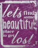 Beautiful Place (Purple) Serigrafía por Kyle & Courtney Harmon Beautiful Place (Purple) Serigrafía por Kyle & Courtney Harmon