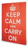 Keep Calm Holzschild
