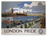 London Wood Sign