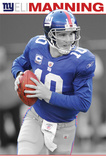 New York Giants Eli Manning with Football Posters