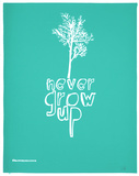 Kyle & Courtney Harmon - Never Grow Up (Light Blue) Sítotisk Kyle & Courtney Harmon - Never Grow Up (Light Blue) Sítotisk