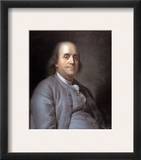 Benjamin Franklin Framed Giclee Print by Joseph Siffred Duplessis