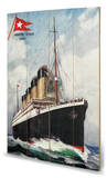 Titanic Znak drewniany Titanic Znak drewniany
