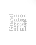 Good Morning Beautiful (Silver) Serigrafía por Kyle & Courtney Harmon Good Morning Beautiful (Silver) Serigrafía por Kyle & Courtney Harmon
