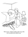 "Don't worry—I had one of those when I was a kid, but eventually he just d… Premium Giclee Print by Gahan Wilson