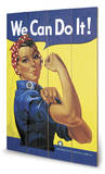 Rosie The Riveter - Ahşap Tabela Rosie The Riveter - Ahşap Tabela