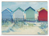 Suffolk Beach Huts Træskilt