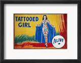 Sideshow Poster, C1955 Framed Giclee Print