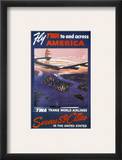 Trans-World Airlines 1950S Framed Giclee Print
