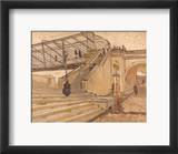 Van Gogh: Bridge, 1888 Indrammet giclee-tryk af Vincent van Gogh