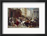 Wall Street: Bears & Bulls Innrammet Giclee-trykk av William Holbrook Beard Wall Street: Bears & Bulls Innrammet Giclee-trykk av William Holbrook Beard