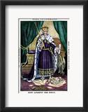 King Andrew The First Innrammet Giclee-trykk av Barna Da Siena