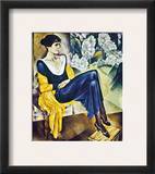 Anna Akhmatova (1889-1967) Framed Giclee Print by Nathan Isaevich Altman