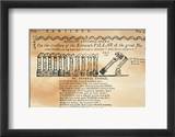 Cartoon: Constitution, 1788 Gerahmter Giclée-Druck von Salvador Dali