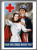 World War Ii: Red Cross Posters by James Montgomery Flagg