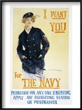 World War I: Navy Poster Posters by Howard Chandler Christy