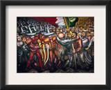 Siqueiros: Mural, 1950S Framed Giclee Print by David Alfaro Siqueiros