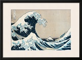 The Great Wave of Kanagawa, from the Series "36 Views of Mt. Fuji" ("Fugaku Sanjuokkei") Framed Giclee Print by Katsushika Hokusai