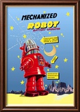 Mechanized Robot Kunstdrucke