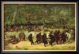 La danza del oso Lámina giclée enmarcada por William Holbrook Beard La danza del oso Lámina giclée enmarcada por William Holbrook Beard