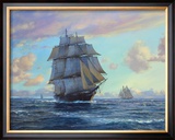 Empress Of The Seas Framed Giclee Print by Roy Cross