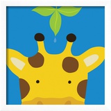 Kuckuck VII – hier ist die Giraffe|Peek-a-Boo VII, Giraffe Poster von Yuko Lau
