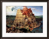 The Tower of Babel, c.1563 Framed Giclee Print by Pieter Bruegel the Elder