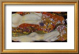 Wasserschlangen III Gerahmter Giclée-Druck von Gustav Klimt