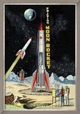 Friction Moon Rocket Prints