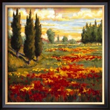 Tuscany in Bloom I Kunstdrucke von J.m. Steele