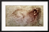 Sketch of a Roaring Lion Lámina giclée enmarcada por Leonardo da Vinci Sketch of a Roaring Lion Lámina giclée enmarcada por Leonardo da Vinci