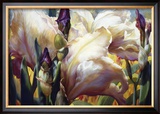 Iris Garden Art by Elizabeth Horning