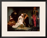 The Execution of Lady Jane Grey, 1833 Framed Giclee Print by Hippolyte Delaroche