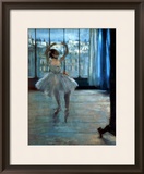 Dancer in Front of a Window (Dancer at the Photographer's Studio) circa 1874-77 Framed Giclee Print by Edgar Degas