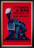 It Takes a Man to Fill It Posters by Charles Stafford Duncan