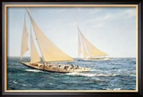 Das größte Rennen Kunstdruck von Montague Dawson