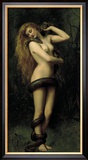 Lilith Innrammet Giclee-trykk av John Collier Lilith Innrammet Giclee-trykk av John Collier