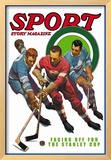 Facing Off for the Stanley Cup, c.1936 Framed Giclee Print