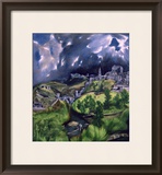 View of Toledo, circa 1597-99 Framed Giclee Print by El Greco 