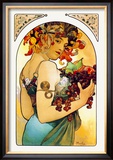 Fruit Prints by Alphonse Mucha
