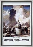 New York Central System Prints by Leslie Ragan