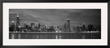 Chicago - B&W Reflection Framed Photographic Print by Jerry Driendl
