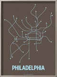 Philadelphia Art by  Line Posters