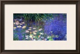 Waterlilies (Les Nympheas), Study of the Morning Water Framed Giclee Print by Claude Monet