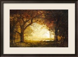 Forest Sunrise Gerahmter Giclée-Druck von Albert Bierstadt