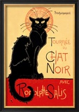 Tournee du Chat Noir Avec Rodolptte Salis Print by Théophile Alexandre Steinlen