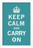 Keep Calm and Carry On Framed Giclee Print