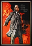 Lenin Lived, Lenin is Alive, Lenin Will Live Posters por Victor Ivanov Lenin Lived, Lenin is Alive, Lenin Will Live Posters por Victor Ivanov