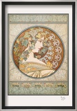Laurel Prints by Alphonse Mucha