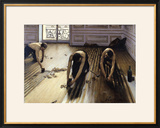 The Parquet Planers, 1875 Framed Giclee Print by Gustave Caillebotte